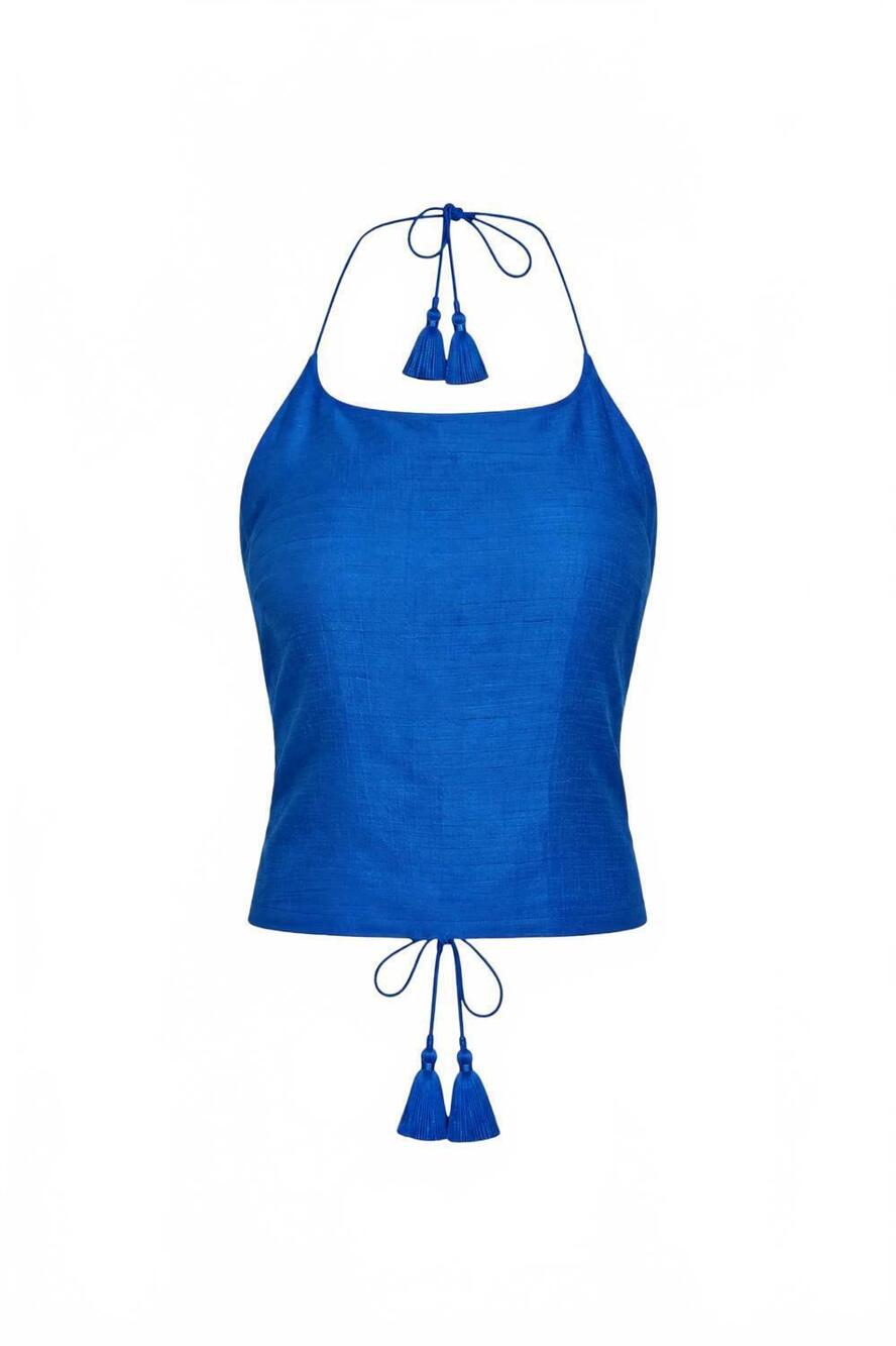 NEW CONIGLIO women's poinciana tank in pool